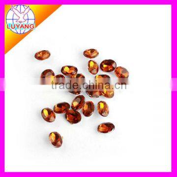 new design oval sew-on flatback acrylic diamond rhinestone two holes factory sell