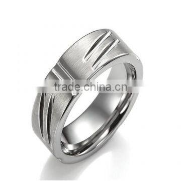 Impressive Mens 925 Sterling Silver Ring Wedding Band