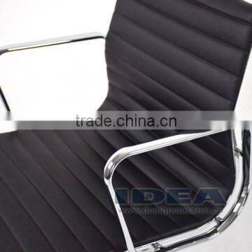 Replica EA117 Charles Office Chair - Black Color Genuine Leather photo-6
