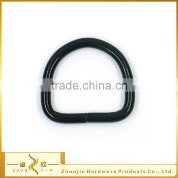 Wholesale black handbag metal buckles d ring