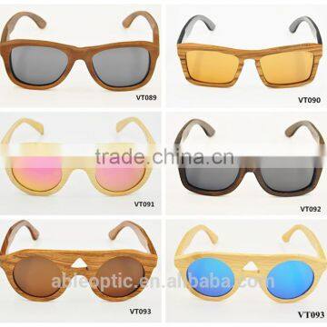 classic vintage UV400 mirror lens design bamboo wooden polarized sunglasses sun glasses high quality                        
                                                                                Supplier's Choice