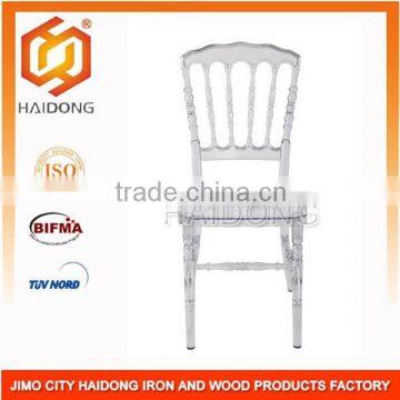 China wholesale crystal napoleon chair resin napoleon chair resin chair banquet