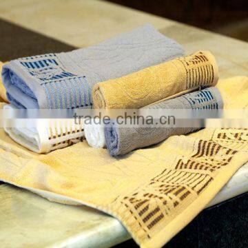 16s or 32s/2 Solid Color Jacquard Bamboo Towel