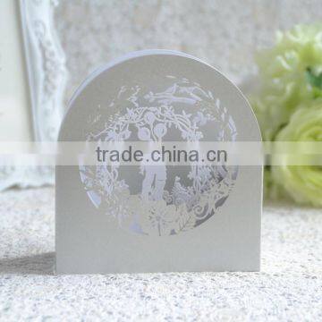 new design laser cut 3d pop up Christmas cards new design