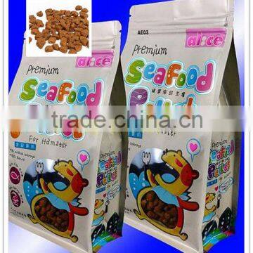 custom laminated plasti bag quad seal box pouch for food packaging with high printing quality