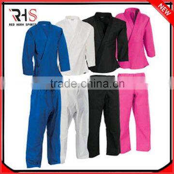 RHS Cotton/poly multi color twill karate uniforms, karate suits, karate gis
