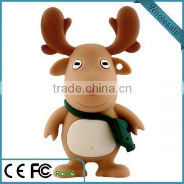 Wholesale Lovely Deer USB Flash Drive for Xmas Gifts