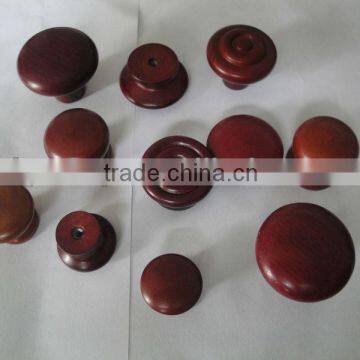 Painted wood knobs,mushroom wood knobs