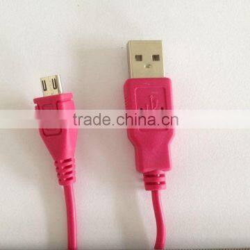 colorful 1 m usb 2.0 data cable with CE ROHS approved for mobile phone tab