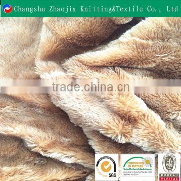 100% polyester long pile faux fur from China Factory