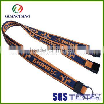 Factory Cheap Custom Eco-friendly Woven id Card Lanyard for Nike Logo