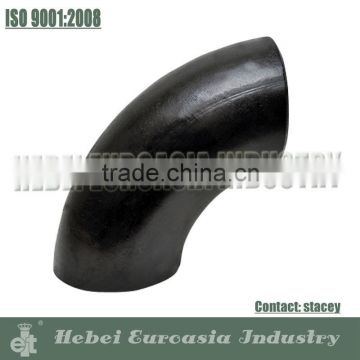 Schedule 40 butt welded pipe fitting Black Elbow