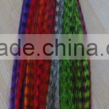 GRIZZLY SYNTHETIC FEATHER HAIR EXTENSIONS