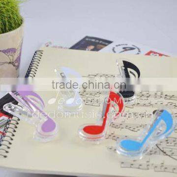 Dedo Music Promotion Best Choice Gift/music note stationery clip for musician/School/Office