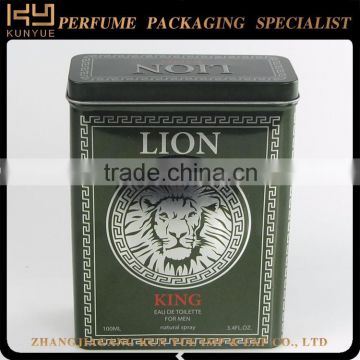 Promotional top quality plain metal tin gift box