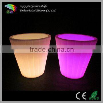 LED Flower Pot Outdoor Stands Design