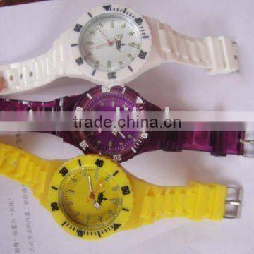 lpt2013 silicon watches as best promotional gift,ready stock available for 10 unit colours, HL148-1