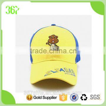 High Quality Cotton Sports Stitching Colour Kids Cotton Baseball Cap