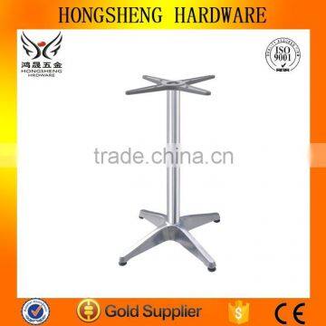 HS-A126 cross leg coffee table aluminium table leg metal table base