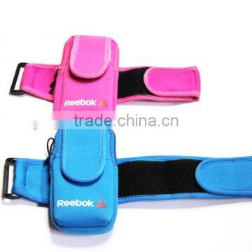 Sweat resistant jogging sports armband for iphone,neoprene running phone armband