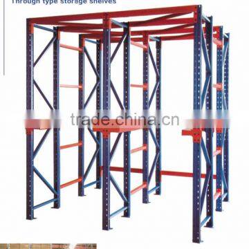 supermarket warehouse shelf through type storage shelves TF-088 made in Jangsu CHINA