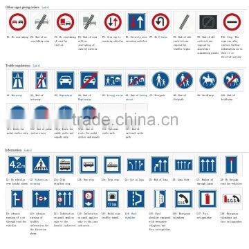 Welcome customizing High quality netherland road traffic signs