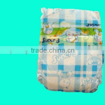 Cheapest Dry Surface PE film Disposable Baby Diaper