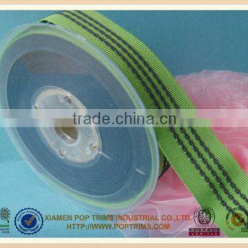 Stitch rubber grosgrain ribbon