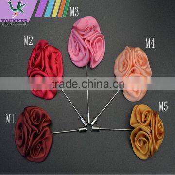 Brooch pins,artificial rose flower corsage insert a long needle-type suit corsage, corsage pins