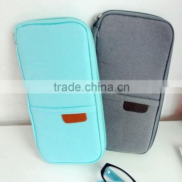 Custom new design smart wallet mobile card holder passport holder