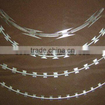 galvanized razor wire