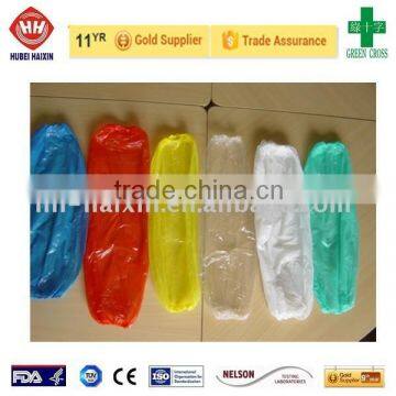 Disposable plastic sleeve cover, medical oversleeve