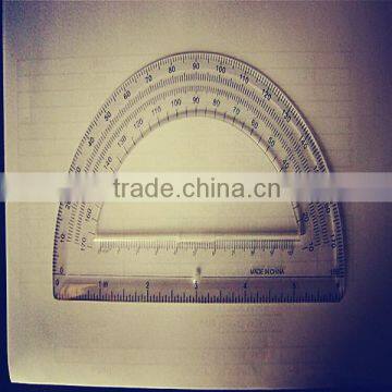 Acrylic ruler protractor plastic feet Large protractor