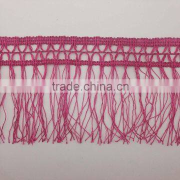 sewing craft rose red braid 12cm pink polyester fringe tassel trimming lace trim