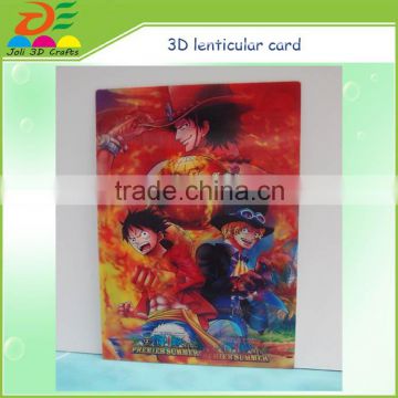 best price plastic 3d card 3d hologram card