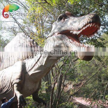 Artificial large jurassic park dinosaur model
