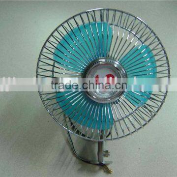 6 plastic oscillating metal car fan