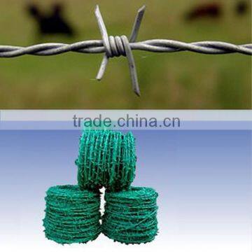 hot dipped galvanized 12*12 types of barbed wire