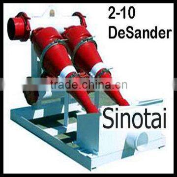 Oilfield drilling fluid desander