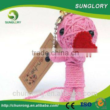 Halloween Item China Wholesale Websites Unique Fashion Voodoo Doll Keychain