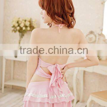 New Sexy Pink Women 's Babydoll Sleep Dress Gift Nightwear Lingerie photo-3