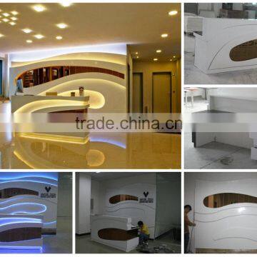 Marble stone reception desk furniture,reception desk dimensions