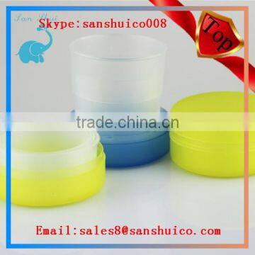 Plastic folding cup pp telescopic cup