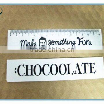 2015 hot sale ruler plastic ruler with custom logo printing ruler stationery architecture