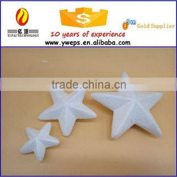 Hot sale hand made christmas tree star for decoration/polystyrene charstmas star of bethlehem