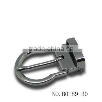 30mm chrome finished round teeth clip buckle