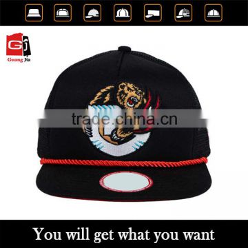 Wholesale Customised Cheap 6 Panel Snapback Mesh Trucker Cap