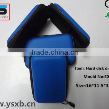 blue external hard disk drive enclosure 2.5" hdd carrying case