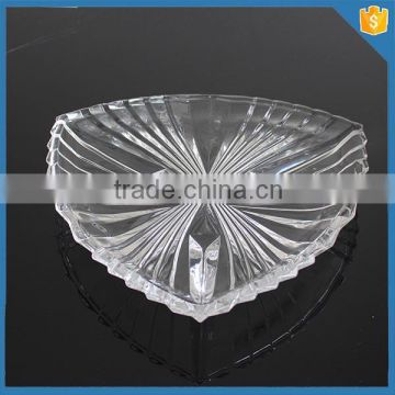 LXHY-T032 triangle shape custom dinner plate