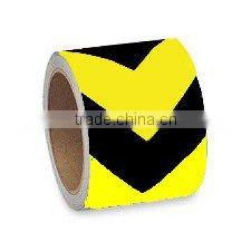 Warning signs tape lane direction control signal tape